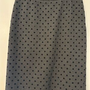 White House Black Market Gray Pencil Skirt for Work